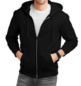 Sweat à capuche zippé en polaire pour homme, élégant, 100 % coton, imperméable, séchage rapide, anti-plis, avec poches, style urbain, tenues de week-end - Product Image 3