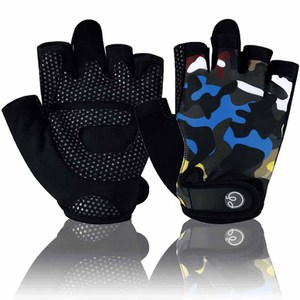 Non-slip Half <b>Finger</b> Breathable Weightlifting Fitness Gloves Dumbbell Men Women Weight Lifting Sports Gym Gloves - Product Image 2