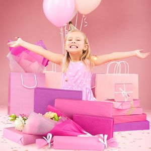 NEBURORA Carta Velina Rosa da 108 Fogli per Confezioni Regalo di San Valentino, Imballaggio Regali, Artigianato, Bouquet - Product Image 2