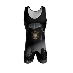 Combinaisons de compression pour sports de combat en gros à prix réduit, maillots de lutte personnalisés par sublimation pour jeunes, vêtements d'entraînement pour clubs sportifs - Product Image 1