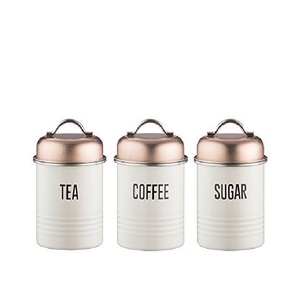 Recipiente Metálico para Almacenamiento de Alimentos Estilo Americano con Tapa de Madera, Ideal para Utensilios de Cocina - Product Image 6