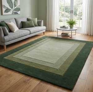 Modern Scandinavian Hand Tufted Wool Carpet 100% New Zealand Wool Non-Slip Floral Pattern Custom Size Luxury Area Rug - Product Image 6