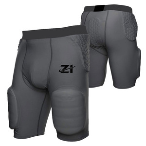 Pantalones cortos acolchados de fútbol americano de alta calidad, personalizados con logo y etiqueta, venta al por mayor. - Product Image 1