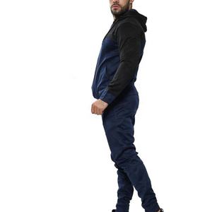 Men's 100% Cotton Fleece Tracksuit Custom Logo Best Fitted Size Waterproof SWWWatsuit Top Latest Fashion Solid Embroidered - Product Image 5