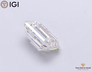 Diamante Cultivado en Laboratorio CVD de 1.00 Quilates, Corte Esmeralda, Certificado IGI, Color F, Claridad VVS1, para Anillo de Compromiso Eterno - Product Image 5