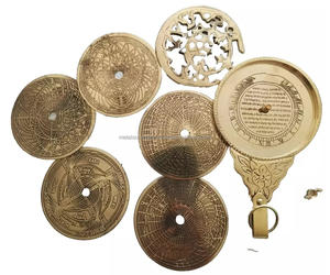 แอสโทรลาเบทองเหลืองทะเลแบบโบราณพร้อมเทคนิคการหล่อดีไซน์แบบอังกฤษและอาหรับ - Product Image 6