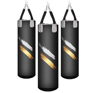 Sac de frappe de qualité commerciale en cuir PVC pour entraînement de boxe, MMA et kickboxing, équipement de gym robuste et durable, logo personnalisé - Product Image 1