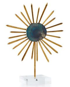 Escultura de anillo de oro, éxito de ventas, con base de mármol, adorno decorativo moderno para decoración de hogar u oficina de lujo. - Product Image 5