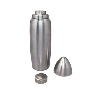 American Look Metal Stainless Steel Cocktail Shaker Popular <b>Bar</b> <b>Tools</b> Silver Plated <b>Bar</b> ware Accessories Alcohol Drink Shaker - Product Image 1