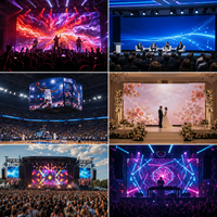 Panel LED para Exteriores de Alquiler para Exposiciones, P2.9 P3.91, Pantalla de Video Portátil con Gabinete de Aluminio Ligero para Ferias Comerciales