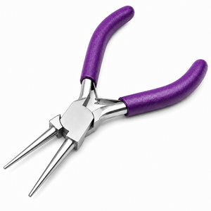 Round Nose Jewelry Pliers <b>Wire</b> Loop Forming Tool for Beading Earring Making <b>Craft</b> Repair Work - Product Image 2
