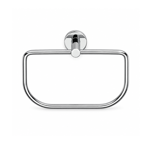 Promixo Premium Stainless Steel Modern D-Shape Wall Mounted Chrome Finish Napkin Ring <b>Hand</b> <b>Towel</b> <b>Holder</b> Heavy Duty Bathroom - Product Image 1