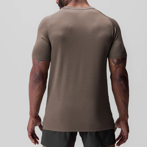 T-shirts de compression respirants personnalisés OEM pour la course à pied, la gym et le fitness, séchage rapide, prix bas. - Product Image 4