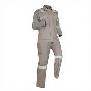 Conjunto de Traje de Trabajo de Dos Piezas con Múltiples Bolsillos de Algodón para Primavera y Otoño, para Fábrica, Taller, Mina de Carbón, Ropa de Trabajo Resistente para Hombre - Product Image 4