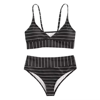 Ensembles de maillots de bain personnalisés pour femmes, maillots de bain bikini pour filles, ensemble de bikinis, maillot de surf à épaules tombantes, maillot de bain femme de haute qualité