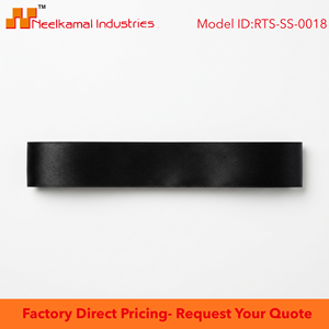 Cinta de Satén Negra de 25mm de Una Cara al por Mayor para Cajas de Regalo de Lujo, Lazos para Sillas, Lazos para el Cabello, Decoración de Eventos, Rollos - Product Image 6