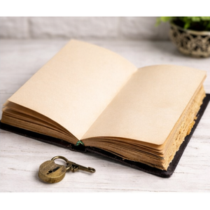 Leather Journal with Lock and Key Personalized Hardcover Diary Antique <b>Tree</b> of Life Handmade Gift Notebook Graduation Rajasthan - Product Image 5