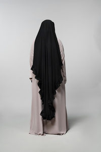 Chất Lượng Cao Cấp Hai Lớp Flap <span class=keywords><strong>Niqab</strong></span> Với Dài Ruffle Trở Lại Bán Buôn <span class=keywords><strong>Hijab</strong></span> Niqaab Nhà Sản Xuất Và Nhà Cung Cấp Thấp Moq - Product Image 6