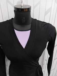 Top Corto Moderno y Elegante para Mujer, Estampado/Color Liso, Ecológico, Antipilling, Transpirable, Tejido Comprimido, Lavado - Product Image 3