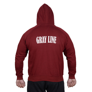 Sudadera con capucha de forro polar transpirable de algodón 100% de punto con cremallera OEM, de peso pesado para invierno, estilo urbano personalizado para hombre - Product Image 2