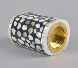 เชิงเทียนทำมือจากวัสดุธรรมชาติ งานฝีมือคุณภาพสูง ขายดี เหมาะสำหรับตกแต่งโต๊ะงานแต่งงาน คริสต์มาส คอลเลคชั่นอินเดีย ดีไซน์หรู - Product Image 1