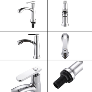 Wholesale Zinc-Alloy Chrome <b>Single</b> Hole <b>Single</b> Cold Curved Spout Bathroom Vanity <b>Basin</b> Sink <b>Tap</b> VN 138-T5 KSN Vietnam - Product Image 3