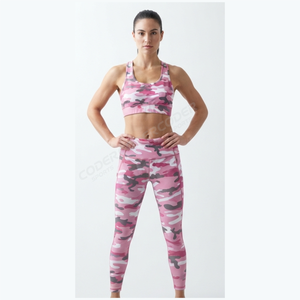 2026 Best Sale Women's Active Apparel Breathable Eco-Friendly Anti-Bacterial Spandex/Nylon Yoga Wear Set for Gym Workout Fitness - Product Image 6