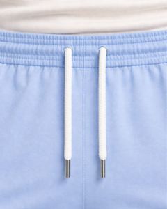 Ensemble de t-shirt et short de sport bleu clair et blanc pour homme, respirant, séchage rapide, tenue de sport, course à pied, entraînement, vêtements de sport - Product Image 5