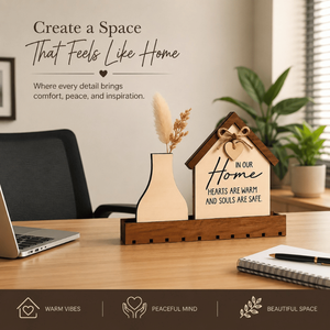 ของตกแต่งบ้านทองเหลืองพรีเมียมพร้อมแจกัน |   ของตกแต่งบ้านทำจากทองเหลืองสำหรับวางบนโต๊ะในห้องนั่งเล่น ห้องนอน หรือสำนักงาน - Product Image 2