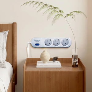 Enchufe de Extensión de Sobremesa con 3 Tomas y Conexión a Tierra, 220-250V, para Electrodomésticos, Superpotencia de 3500W - Product Image 5