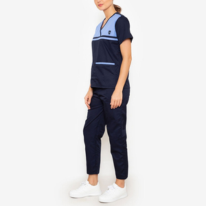 Most Selling Product Lightweight And Breathable Women Nursing <b>Scrub</b> High Quality Custom Logo Print <b>Hospital</b> <b>scrubs</b> uniforms sets - Product Image 2