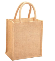 Sac de courses réutilisable en jute épais, personnalisé avec logo sérigraphié, faible MOQ, idéal pour les sacs de plage et les sacs fourre-tout