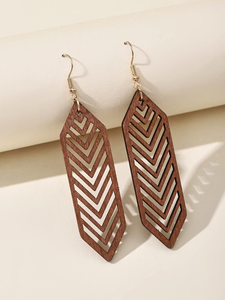 Pendientes de Madera Ecológicos Pintados a Mano con Detalles Láser, en Colores Pantone, Pulidos, Modernos, Estilo Ángel, para Bodas y Moda - Product Image 6