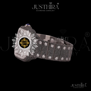 El Mejor Reloj de Pulsera Cuadrado de Acero Inoxidable de 41 mm con Incrustaciones de Moissanita, Estilo Rapper Hip Hop, Reloj de Lujo para Amantes del Hip Hop - Product Image 4