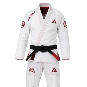 Uniforme de Jiu Jitsu Blanco para Hombre, Gi de BJJ para Entrenamiento de Artes Marciales, Bordado Personalizado, Gi de Competición - Product Image 1