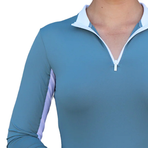 Vêtements d'équitation à séchage rapide OEM, t-shirt à manches longues pour femmes pour l'équitation, t-shirt d'équitation confortable et léger - Product Image 3