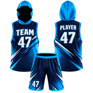 Custom Pink <b>White</b> 7v7 <b>Football</b> Uniform Set Hooded Sleeveless Jersey Shorts Sublimated Women's Men's Team Sportswear - Product Image 3
