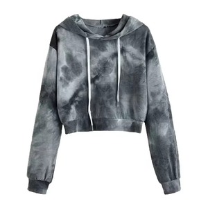 Sudadera Corta con Capucha de Punto Sólido para Mujer, de Alta Calidad, Secado Rápido y Transpirable - Product Image 4