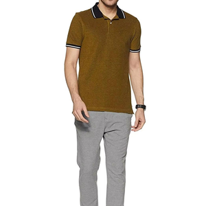 Camiseta Polo Informal de Primera Calidad para Hombre, Nuevo Diseño, Logotipo Personalizado, Color Sólido, Transpirable - Product Image 5