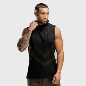 Camisetas de Tirantes con Capucha para Hombre, Tallas Grandes, con Logotipo Personalizado, para Entrenamiento, Culturismo, Secado Rápido, para Gimnasio - Product Image 3