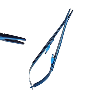 ที่จับเข็มไมโครแบบมืออาชีพ Castroviejo ทำจากสแตนเลส ใช้สำหรับเย็บแผลในศัลยกรรม ชุดเครื่องมือจักษุแพทย์ - Product Image 1