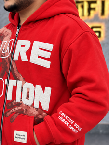 Custom Unisex <b>Graphic</b> <b>Zip</b> <b>Up</b> <b>Hoodie</b> Fleece Sweatshirt Casual Sportswear Streetwear Fashion Jacket with Front Pocket OEM <b>Hoodie</b> - Product Image 5