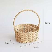 Panier Cadeau Anniversaire en Rotin Classique Tressé pour Cadeaux Romantiques, Décoration de Célébration et Emballage Cadeau – Idéal pour les Cadeaux du Vietnam - Product Image 2