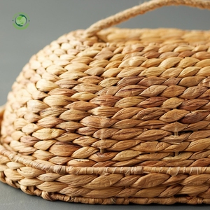 Water hyacinth food cover Oval set Kitchenware and table decoration Wholesale eco-friendly Made in Vietnam - Product Image 4