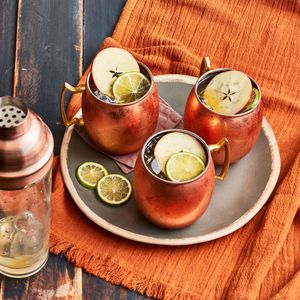 Copper mule <b>mug</b> set hidden waterfall drink cups reusable handmade beverage <b>mugs</b> premium durable collection - Product Image 6