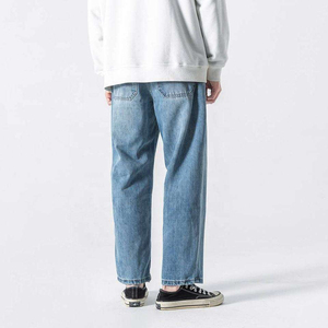 Pantalon en jean pour homme, coupe slim, élégant et décontracté, en tissu extensible (Spandex/Coton), prix de gros - Product Image 4