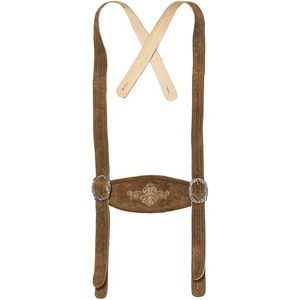 Vente en gros OEM de Lederhosen bavarois pour hommes, shorts traditionnels allemands pour l'Oktoberfest, en cuir véritable - Product Image 3