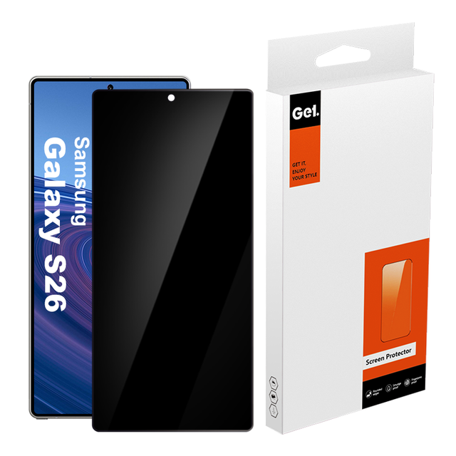 Luxury 9H 2.5D Flat Privacy Anti spy Phone Tempered Glass Screen Protector Film for Samsung S24 S25 S26 Ultra Plus