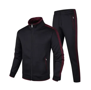 Nouveaux survêtements tendance pour hommes avec fermeture éclair sur le devant, vêtements de sport en polyester, jogging, survêtement avec logo personnalisé, respirant - Product Image 4