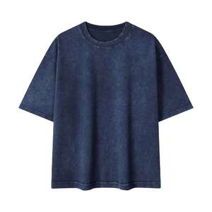 เสื้อยืดทรงบ็อกซี่ผ้าฝ้ายคุณภาพสูง 100% สำหรับผู้ชาย สไตล์สตรีทแวร์ เนื้อผ้าระบายอากาศ ป้องกันรอยยับ ปรับแต่งได้ - Product Image 5